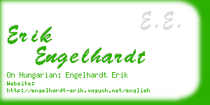 erik engelhardt business card